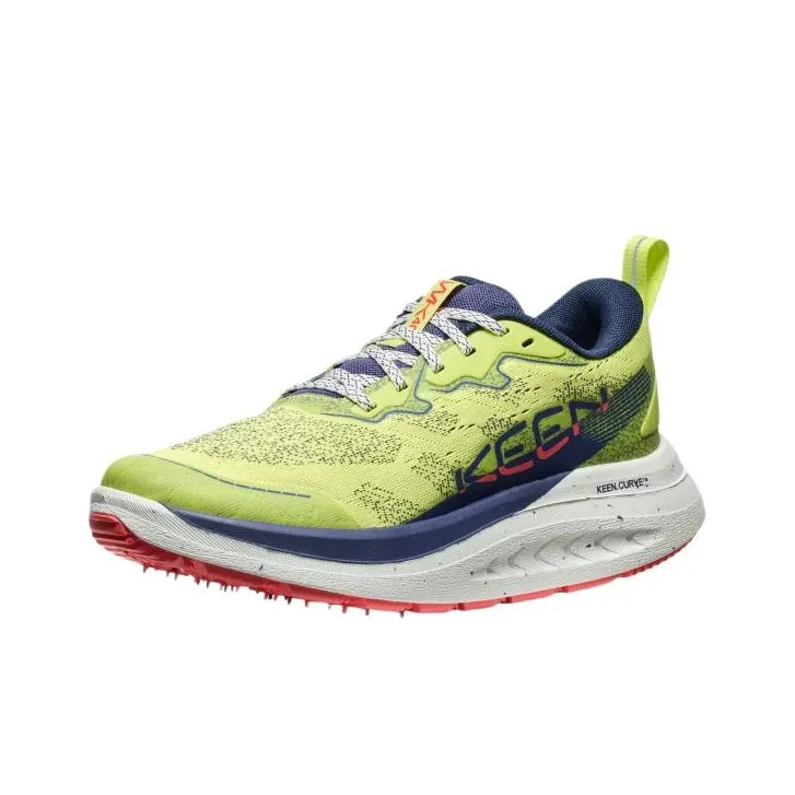 KEEN WK400 Амортизация Низкий Топ Походная обувь Женская Зеленая