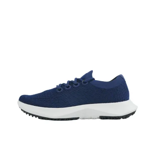 Allbirds Tree Dasher Беговые кроссовки Низкие Темно-синий Белая основа Женские