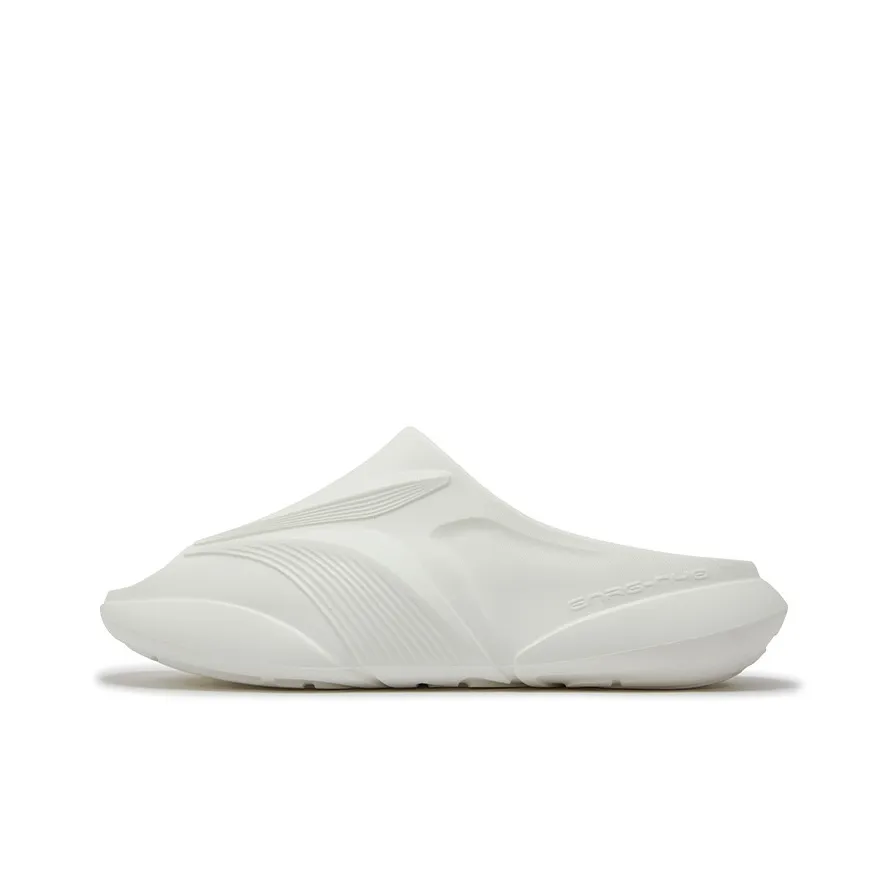 361° Speeding Slip Resistant Abrasion Resistant Massage Slide Slippers Unisex Feather White