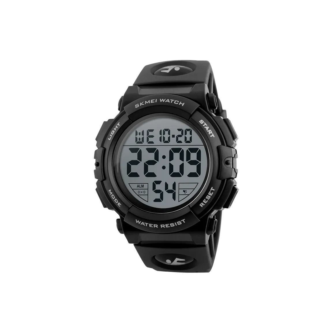 SKMEI Электронные Движение Унисекс Часы 57 мм Черные