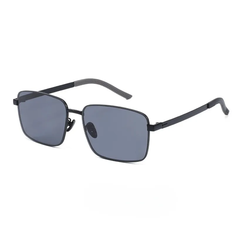 JEKA Metal Square Sunglasses Men's
