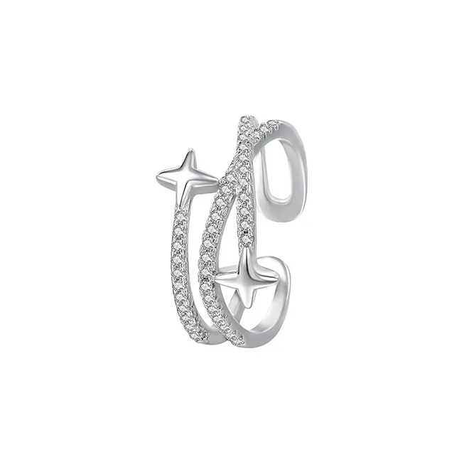 CLARKIA FLOWER S925 Silver Rings Women's
