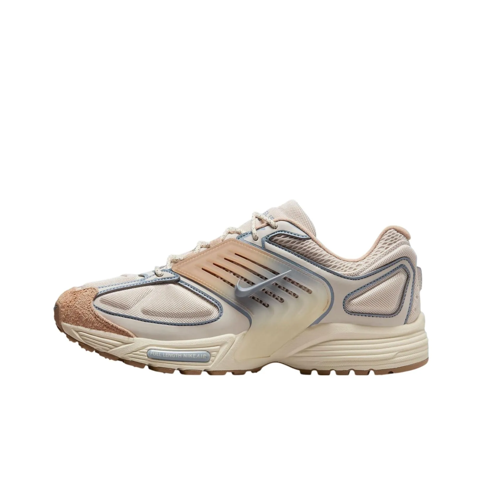 Nike Air Pegasus Wave Slip-on Устойчивый к истиранию Низкий Топ Повседневная Беговая Обувь Унисекс Серый Коричневый