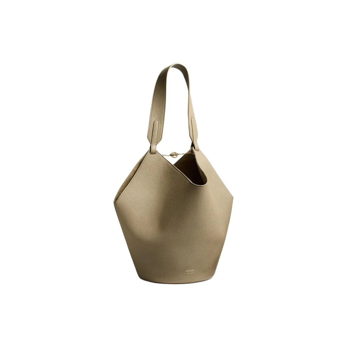 KHAITE Matte Calfskin Handbag Trumpets Women's Sage Green