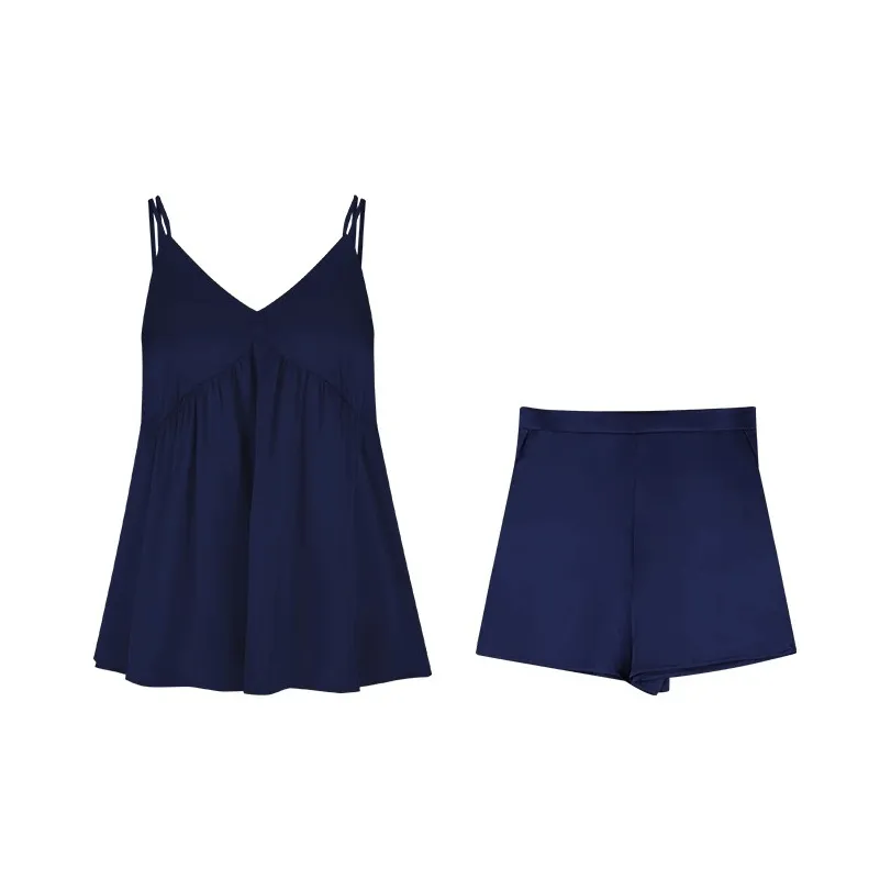 SILKISS Топ на бретелях Шорты Комплект Pajama Набор ZHIYUN Moonrise Женские