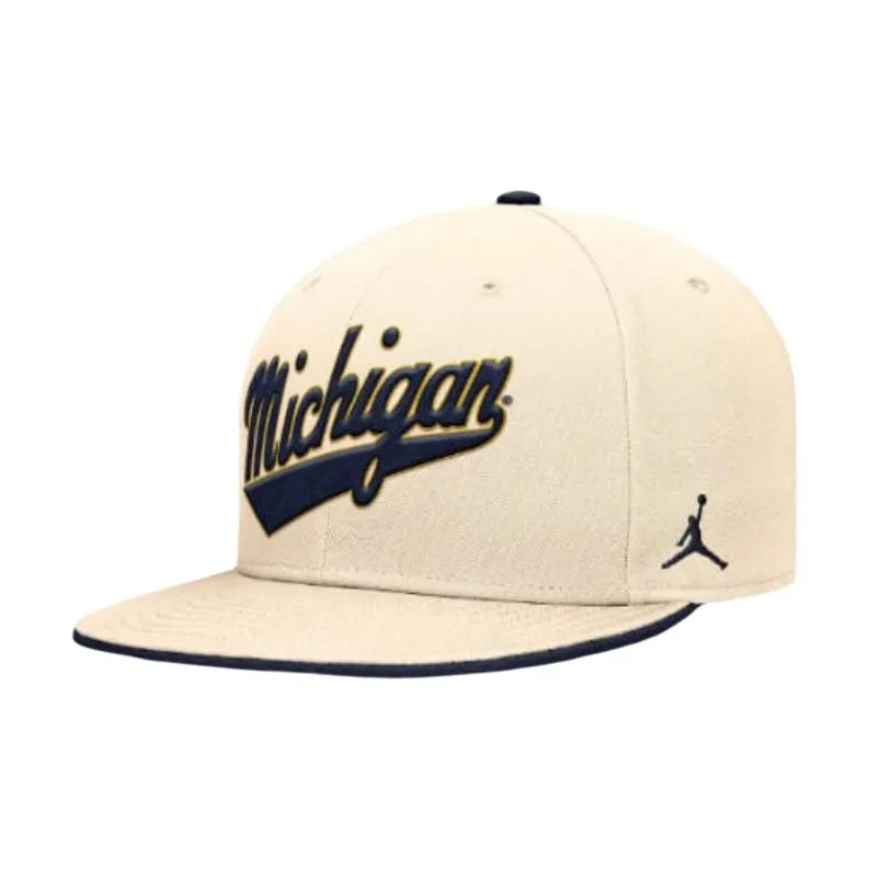 Jordan Michigan Wolverines Primetime True Men's Jordan Brand Dri FIT College Fitted Hat
