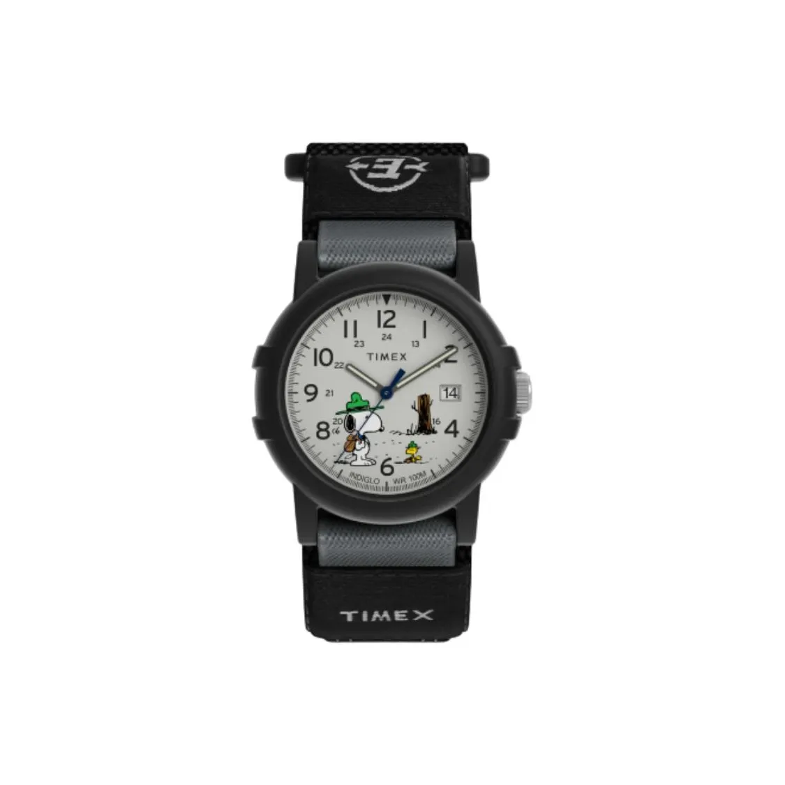 TIMEX Мужские часы Кварцевый механизм Тканевый ремешок 40 мм Белый циферблат