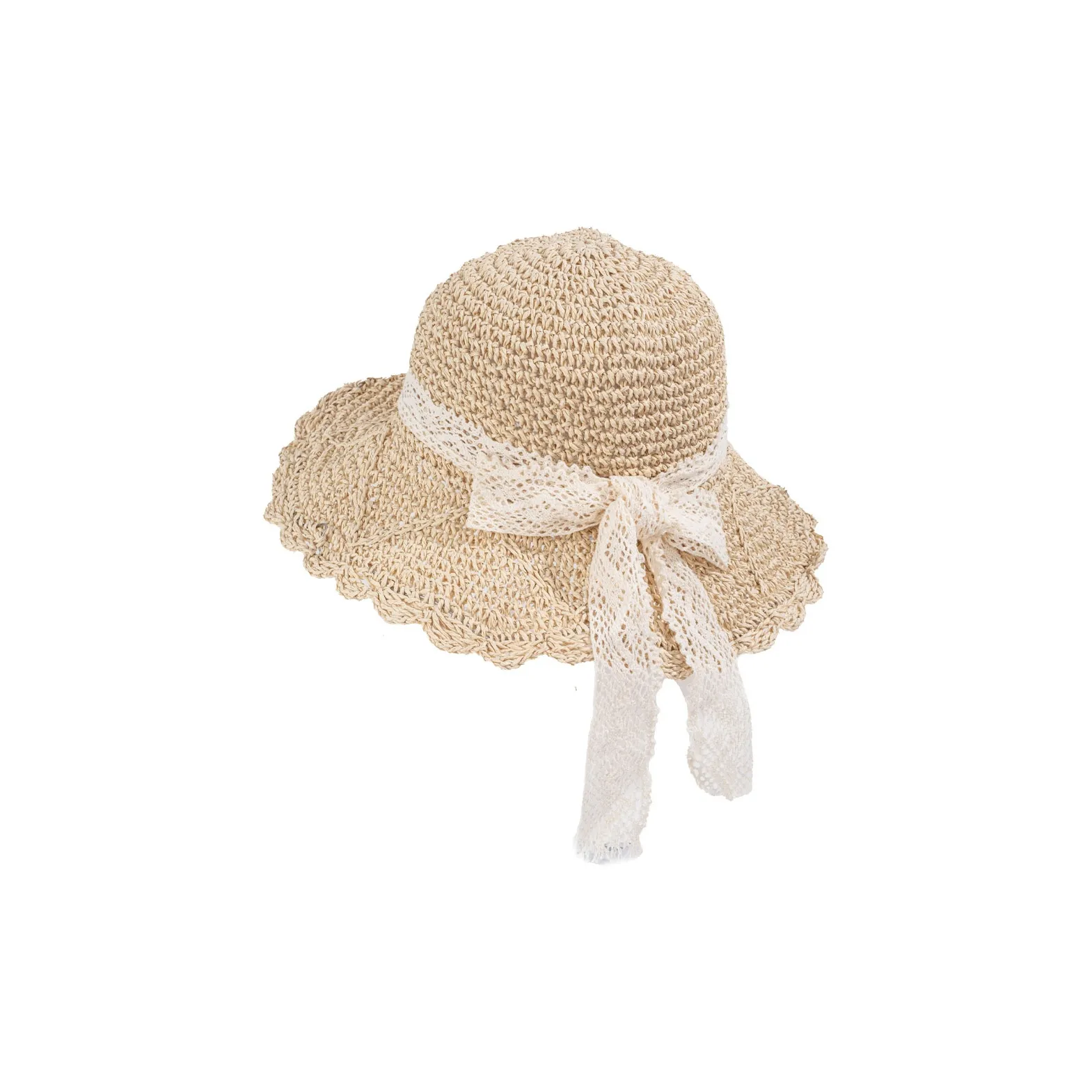 PALBAS Straw Woven Sun Hat Women's
