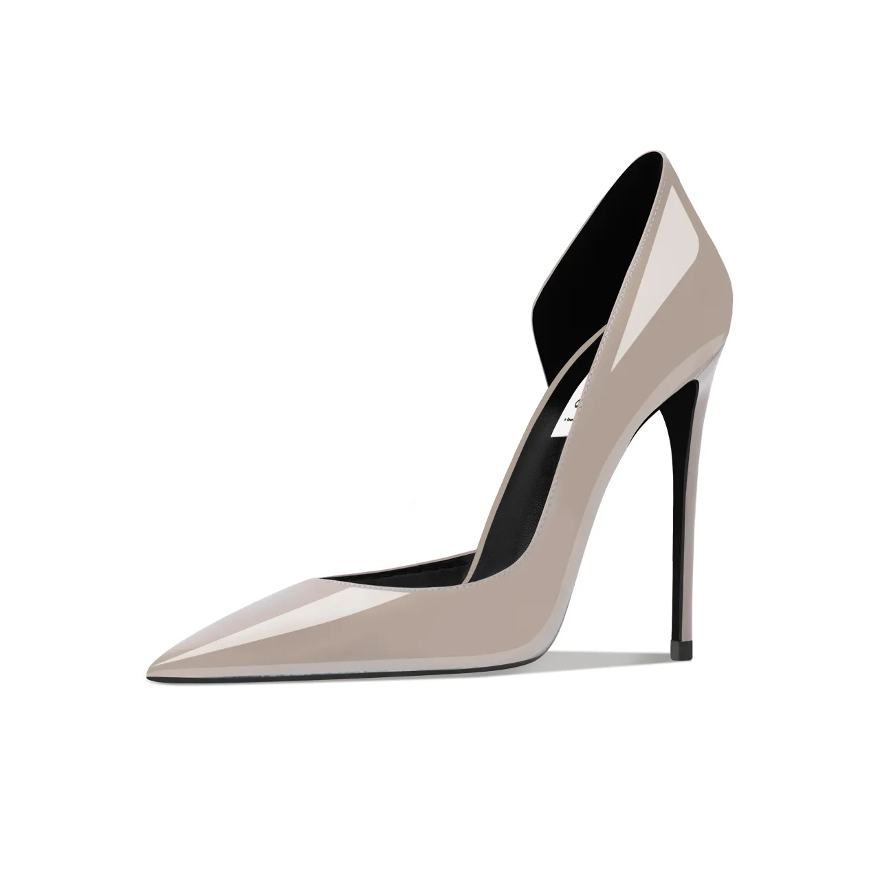 Suyymakk Высокие каблуки Женские Телесный Серый