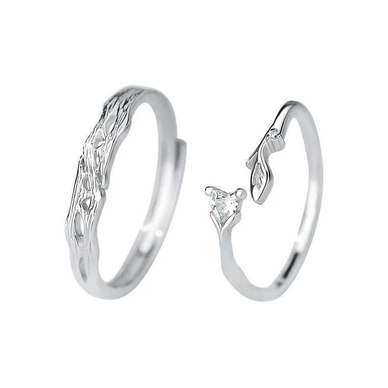 CLARKIA FLOWER S999 Fine Silver Rings Unisex