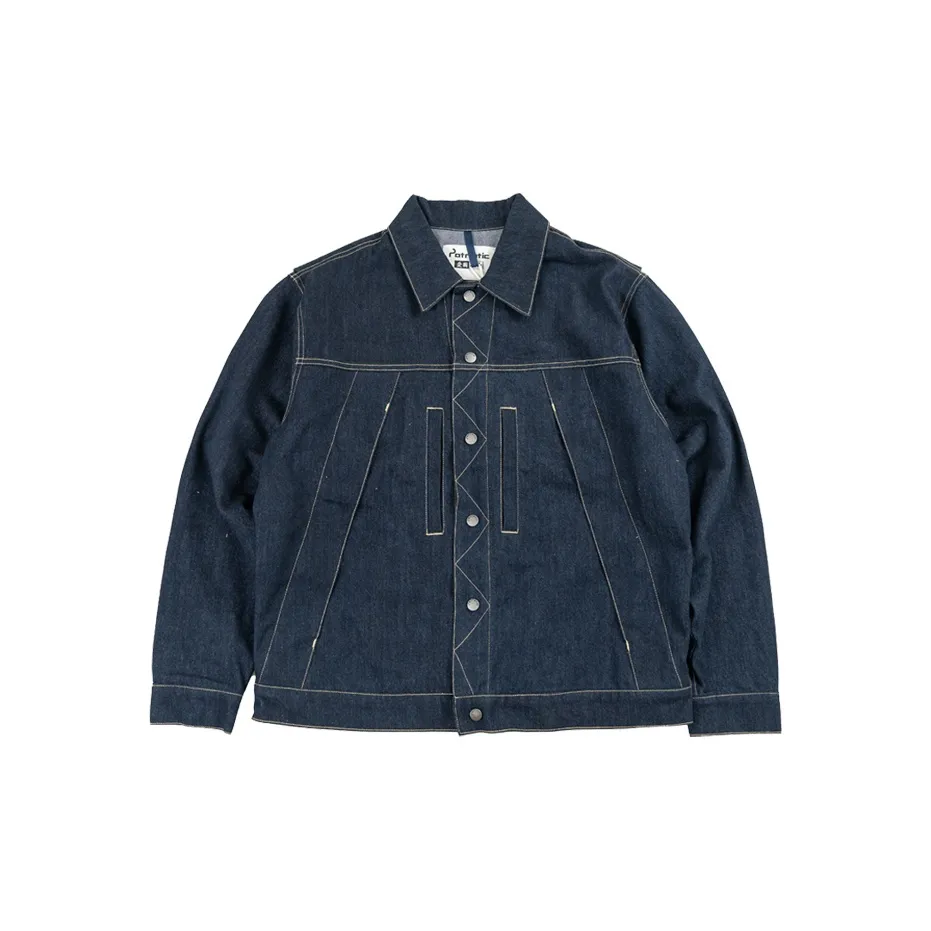 AIGUORENSHI Легко промытый японский минимализм свободный крой джинсовая куртка унисекс