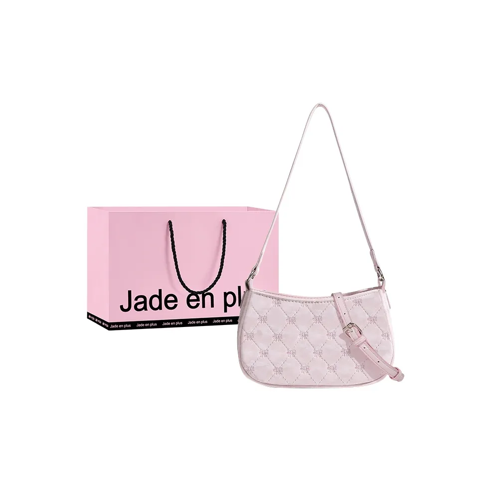 Jade En Plus ПУ (полиуретан) Сумка через плечо Стандартная Женская Мусс Пудра Милкшейк Белый