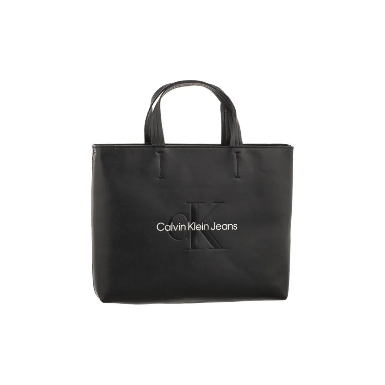 CALVIN KLEIN Artificial Leather Tote Bag, Shopping Bag, Shoulder Bag, Crossbody Bag, Handbag Mini Women's Black