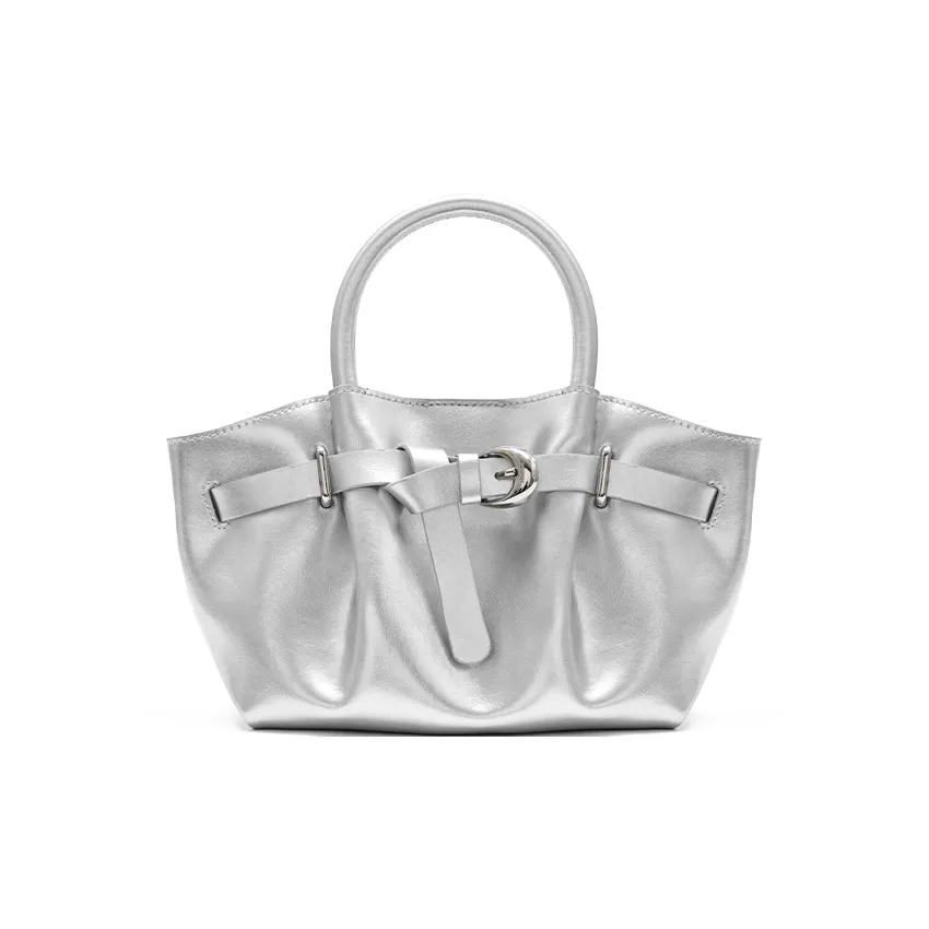 MUVA Коровья кожа Пельменная сумка Средний размер Женская