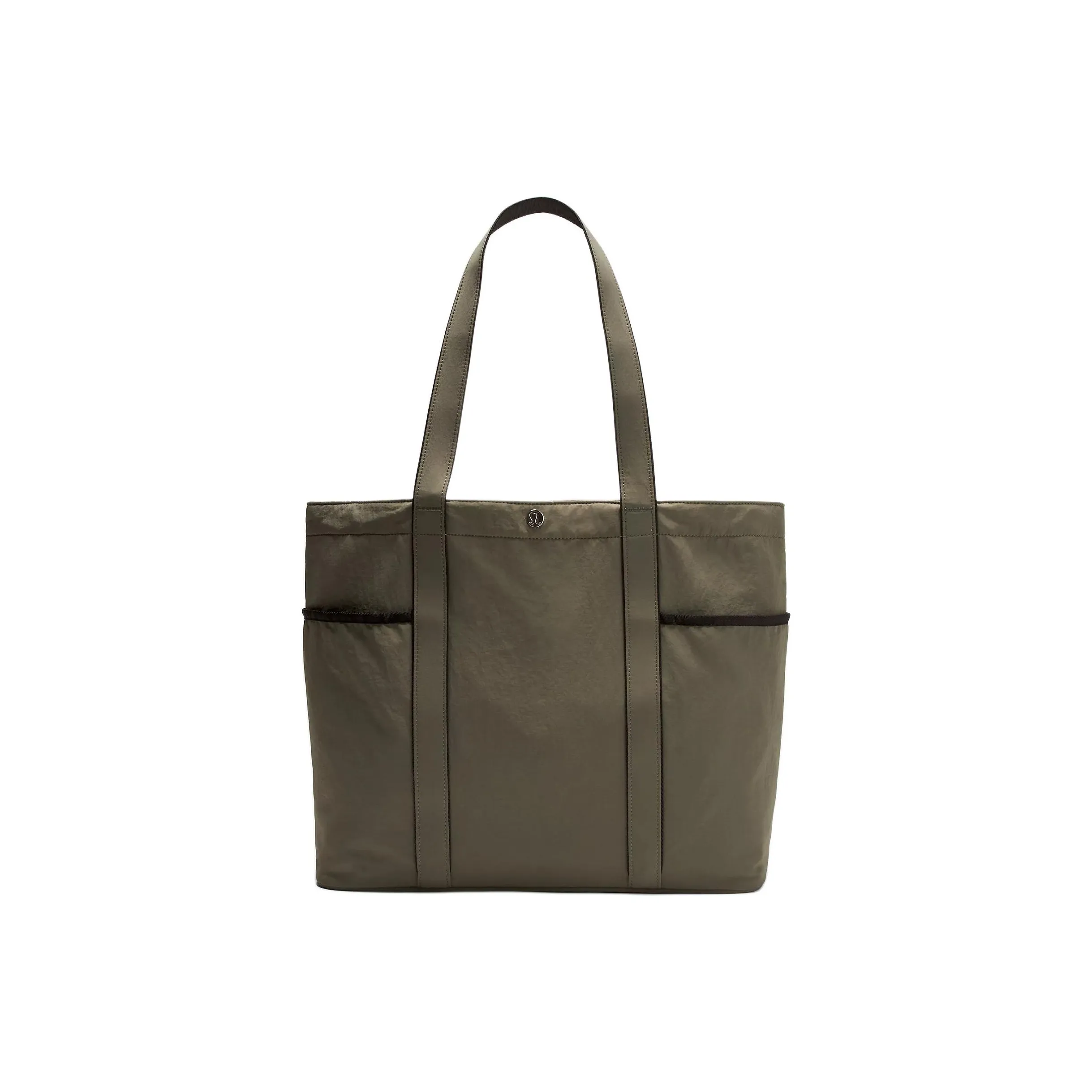 lululemon Переработанный Нейлон Тоут Сумка Сумка для покупок Сумка Сумка через плечо Унисекс Серый Шалфей Черный