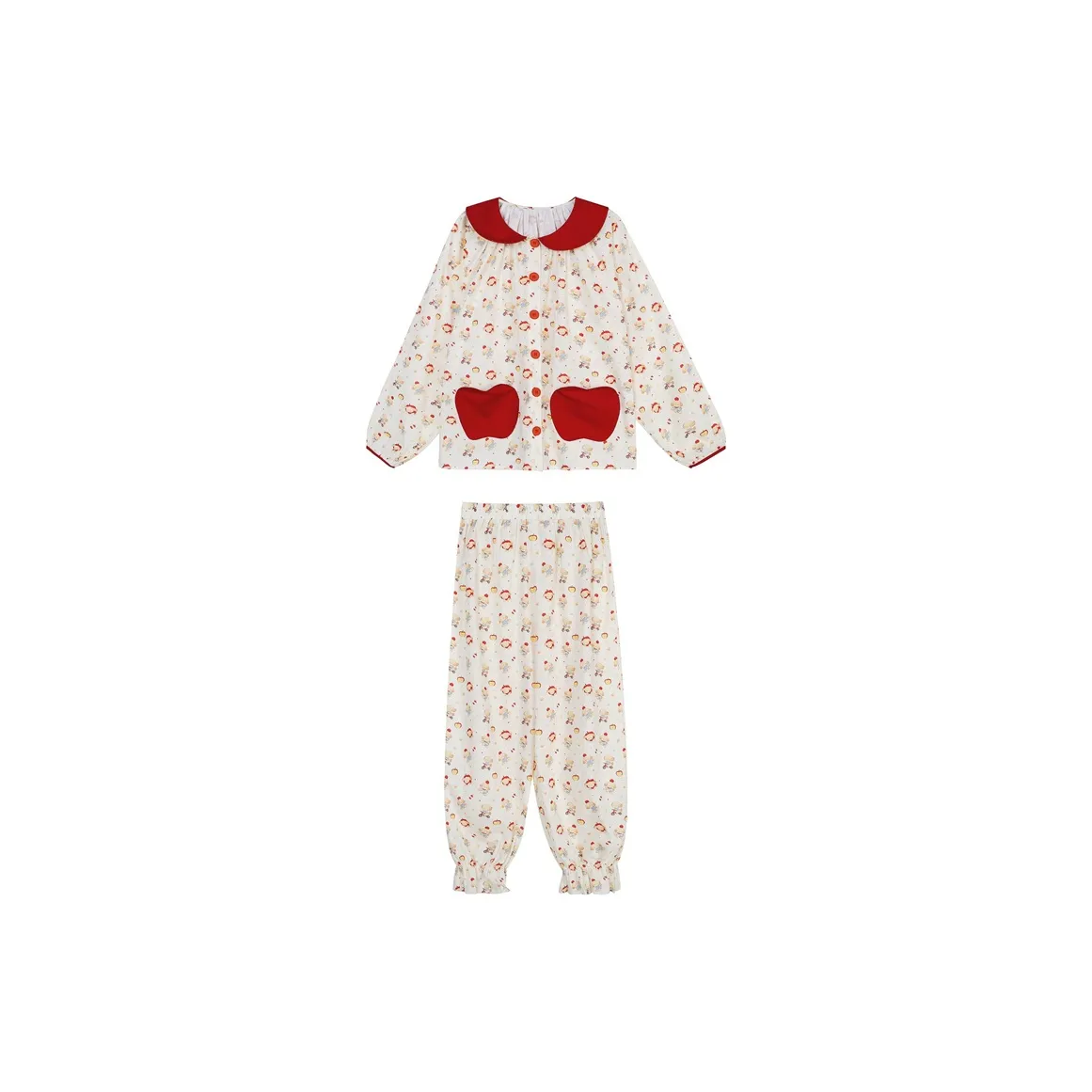 Joycefuuu Bra Комплект Пижама Женский Абрикос