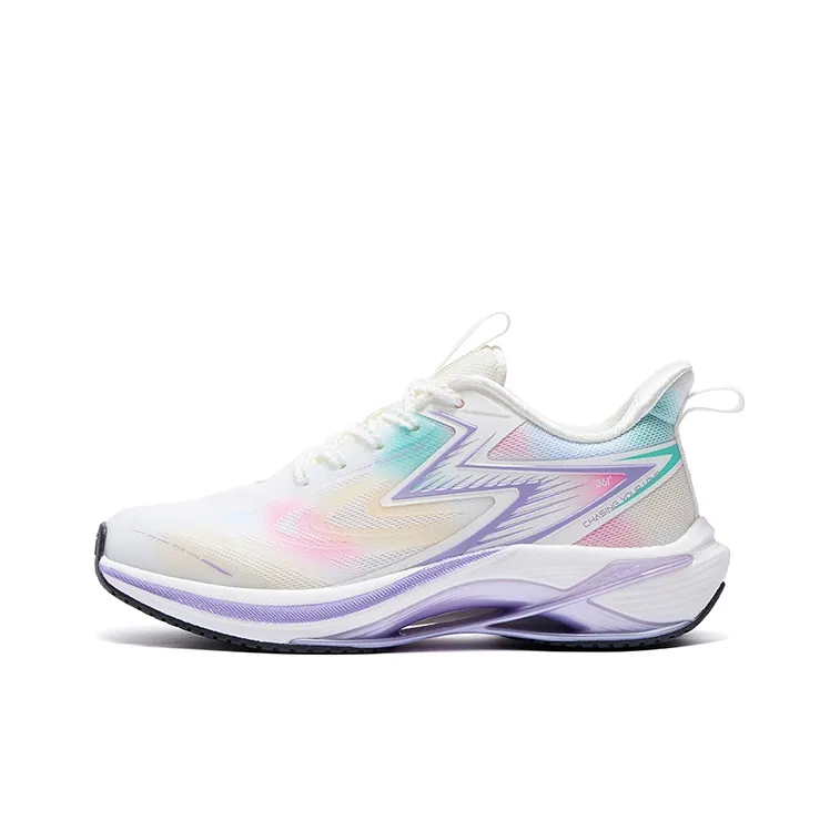 361°KIDS Шорты Устойчивость Амортизация Устойчивость к истиранию Поддержка Детские Беговые Кроссовки Перо Белый Глянцевый Фиолетовый