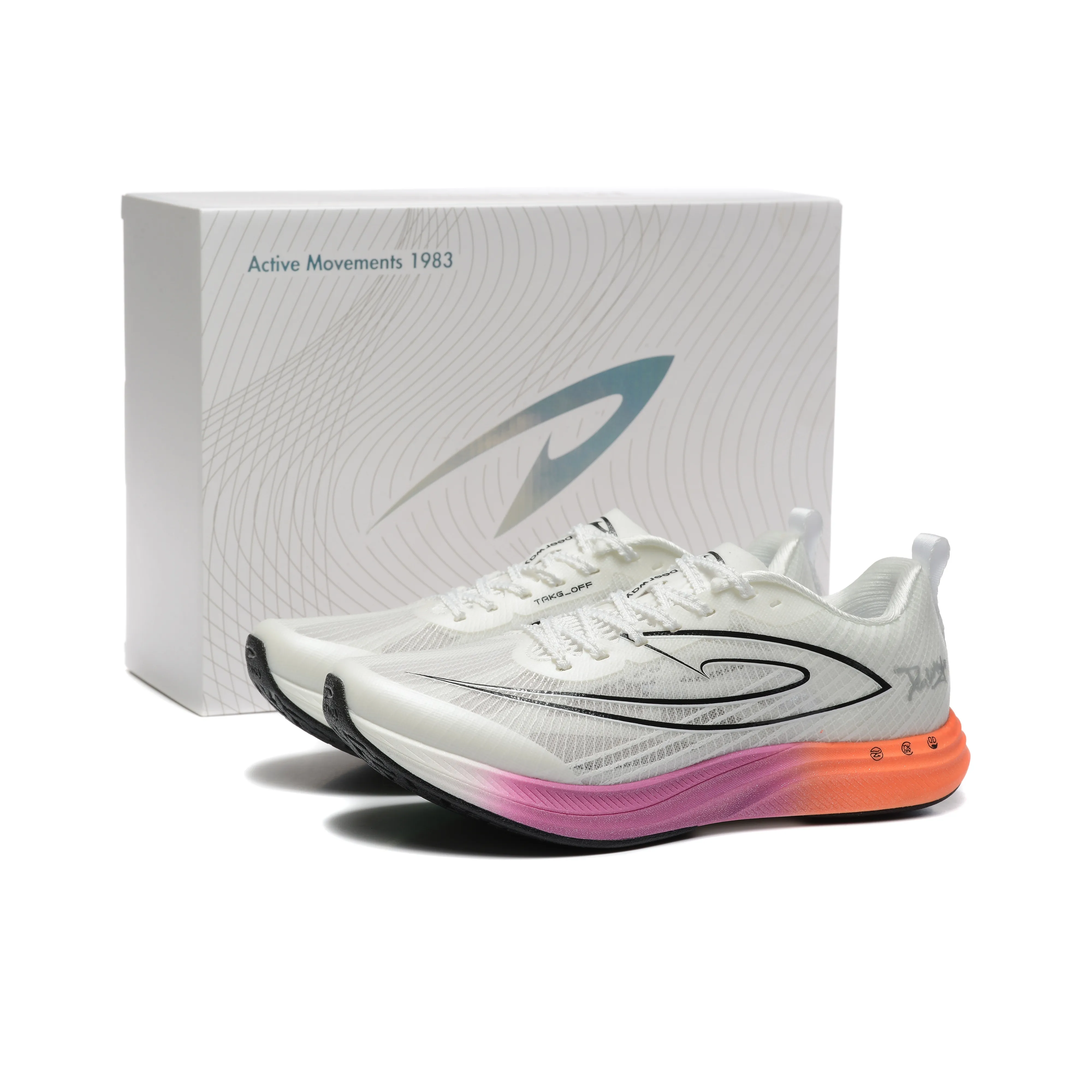 DEERWAY Running Shoes Unisex Bright Dazzling Color