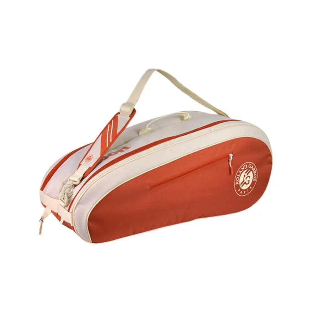 Wilson Теннис Ракетка Сумки Ткань Унисекс 762*241*330 мм Крем Красный Почва