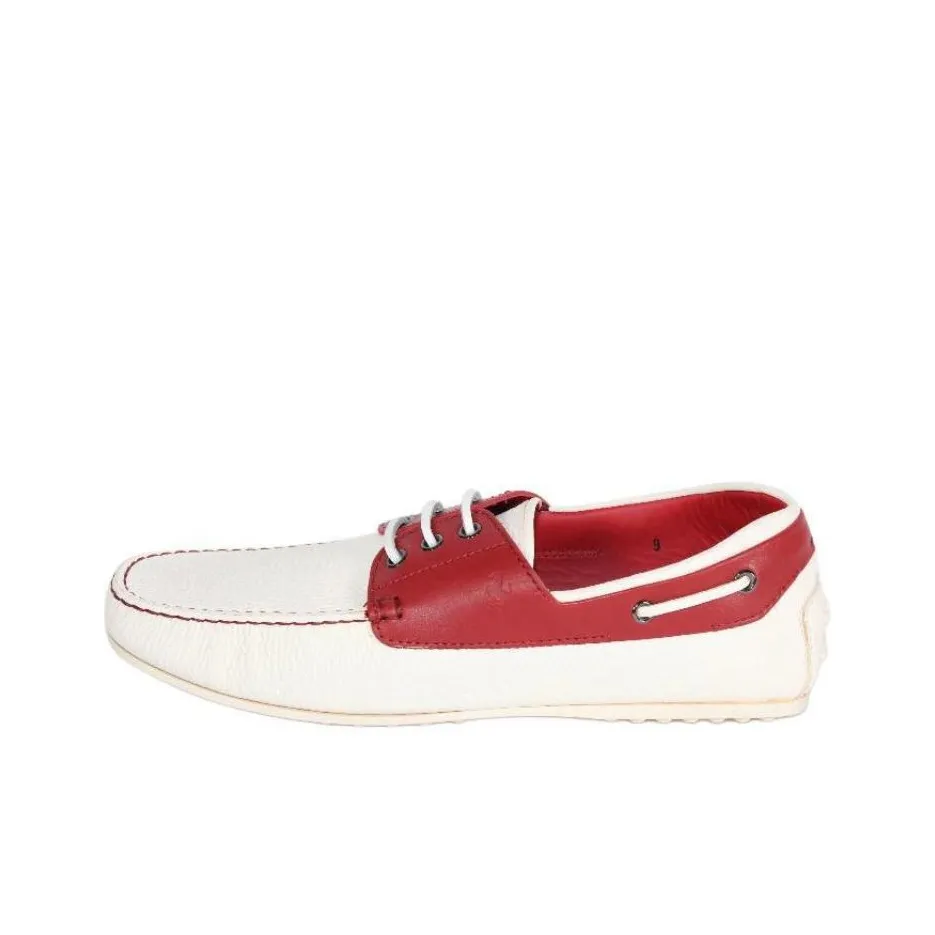 Ferrari x TOD'S Лоферы с резиновым подошвой Мужской Белый