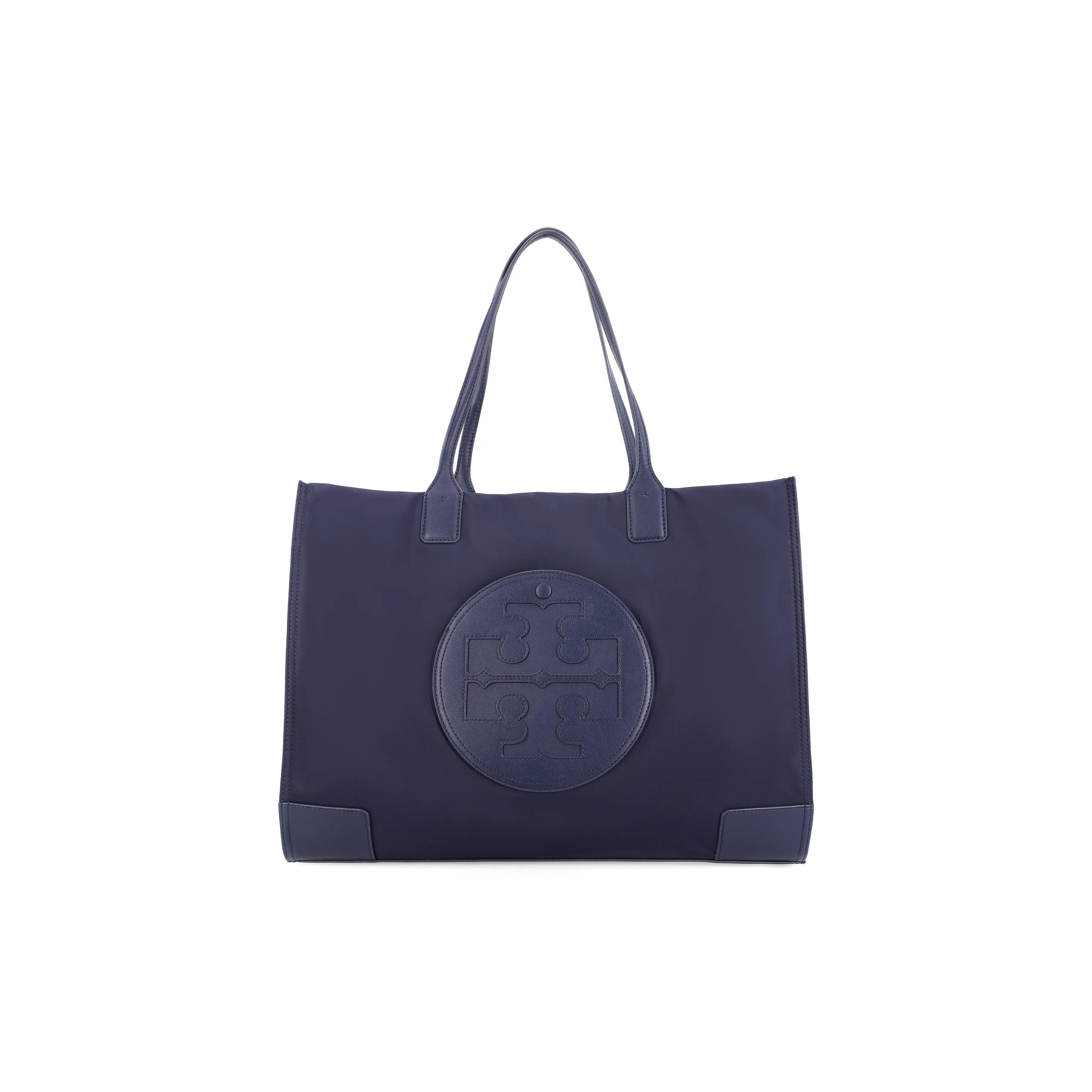 TORY BURCH Ella Logo Tote Tory Navy