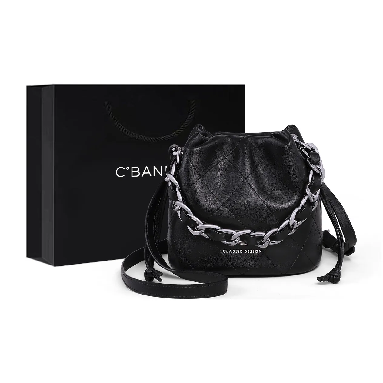 C°BANNER Сумка через плечо из коровьей кожи сумка ведрообразная сумка стандартная женская черная