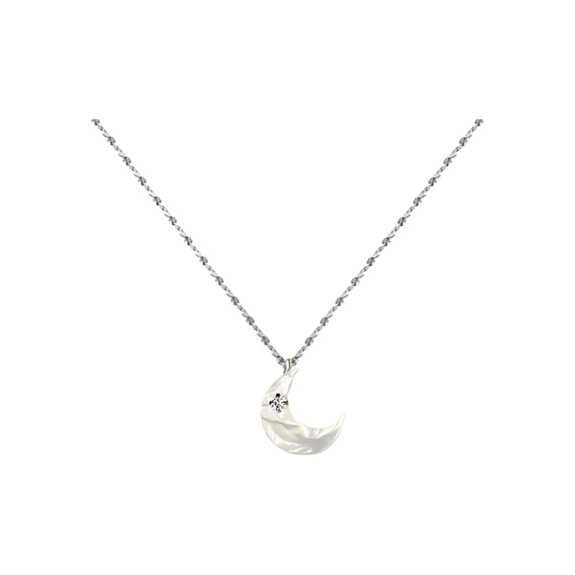 NOME White Butterfly Shell Necklaces Women's