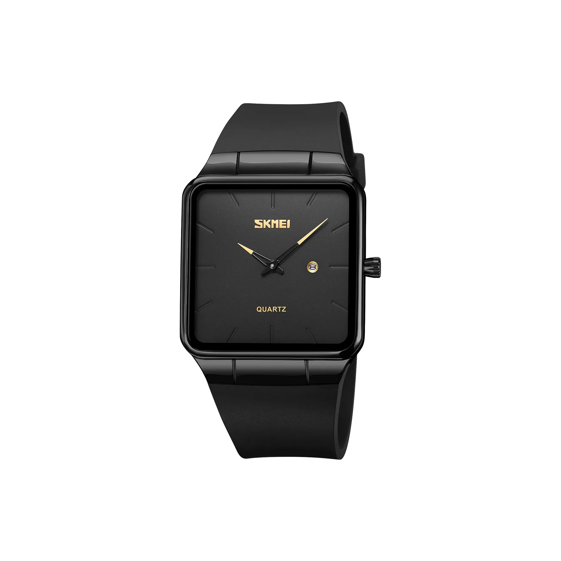 SKMEI Кварцевый механизм ремешок из TPU унисекс черный циферблат