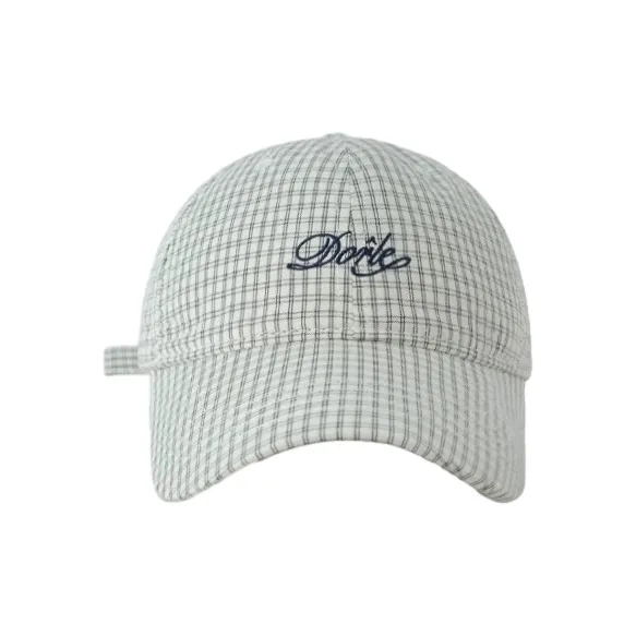 FREE RABBITⅡ Корейский стиль Модный Универсальный Клетчатый с эффектом похудения Кепки Унисекс