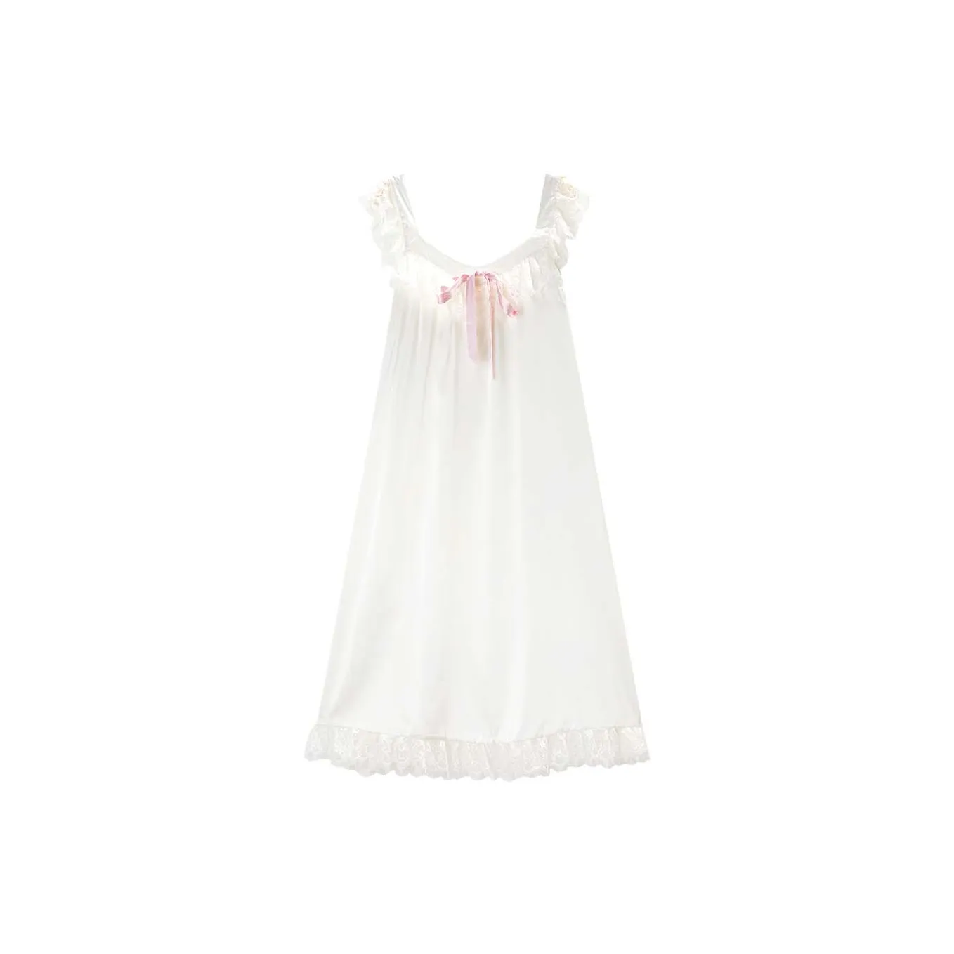 GUKOO Nightgown Women's Light Beige
