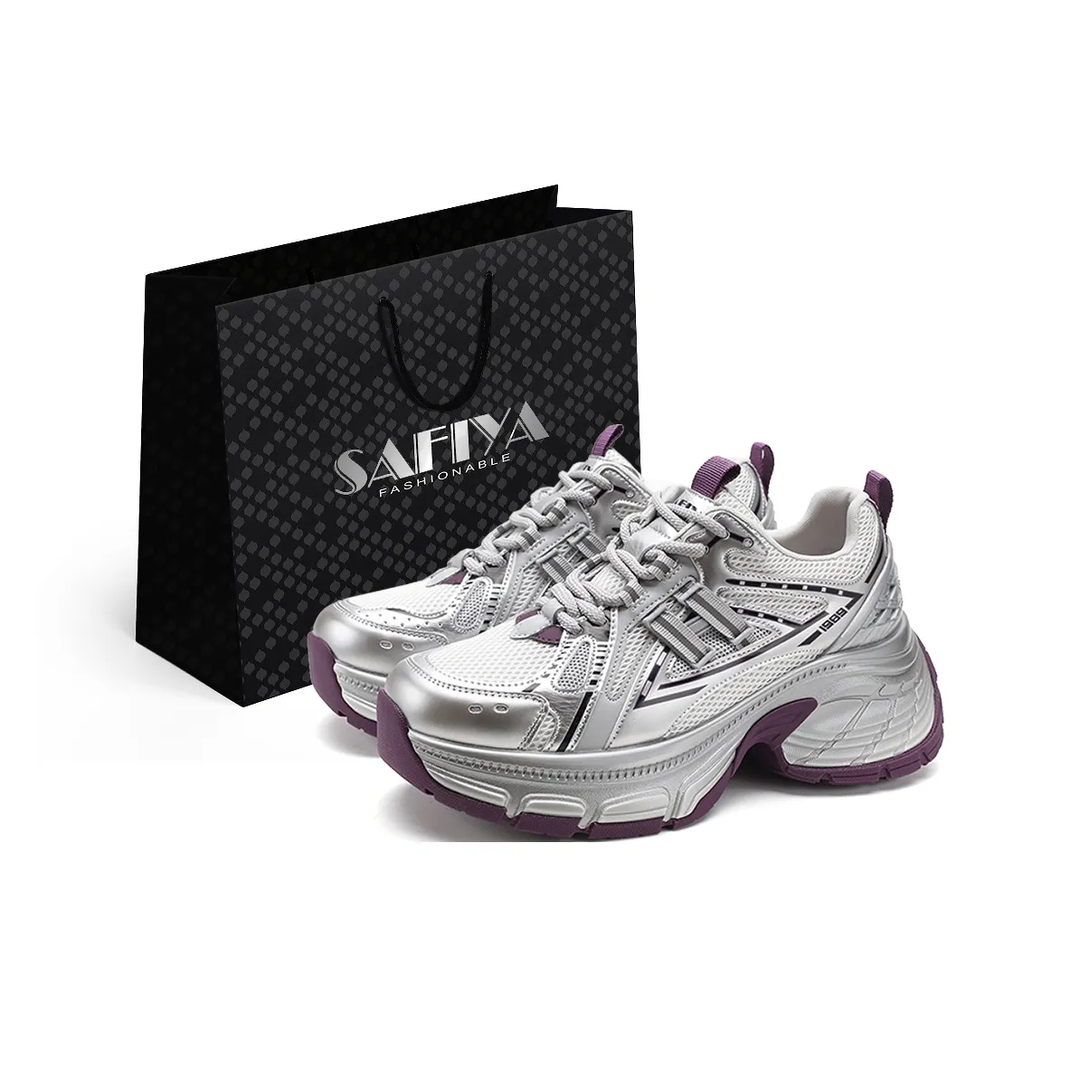 safiya Низкий топ массивные кроссовки женские