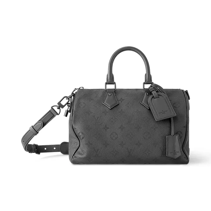 LOUIS VUITTON Speedy P9 Bandouliere 30 Ultra Black