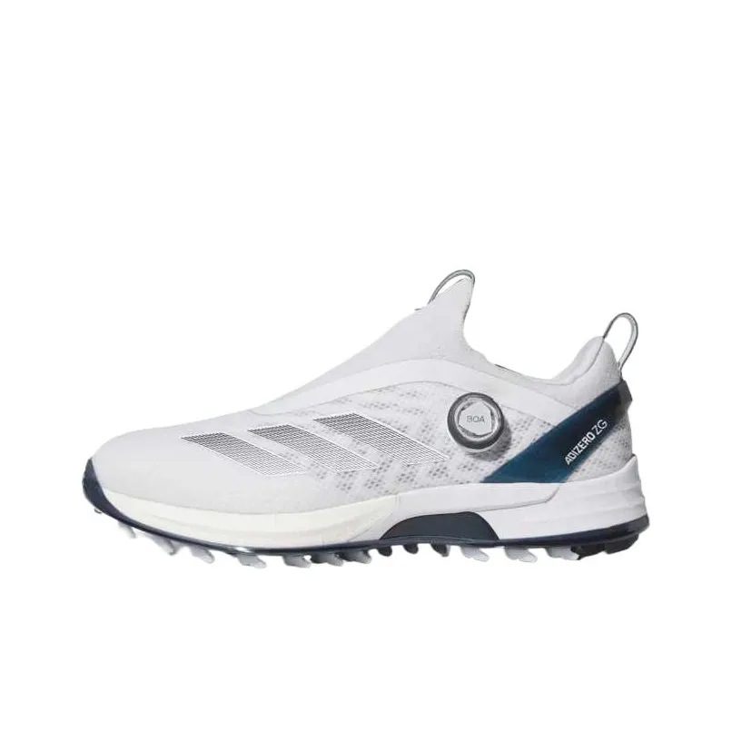 Adidas Adizero Устойчивая к истиранию Низкая Обувь для гольфа Мужская Облачно-белая