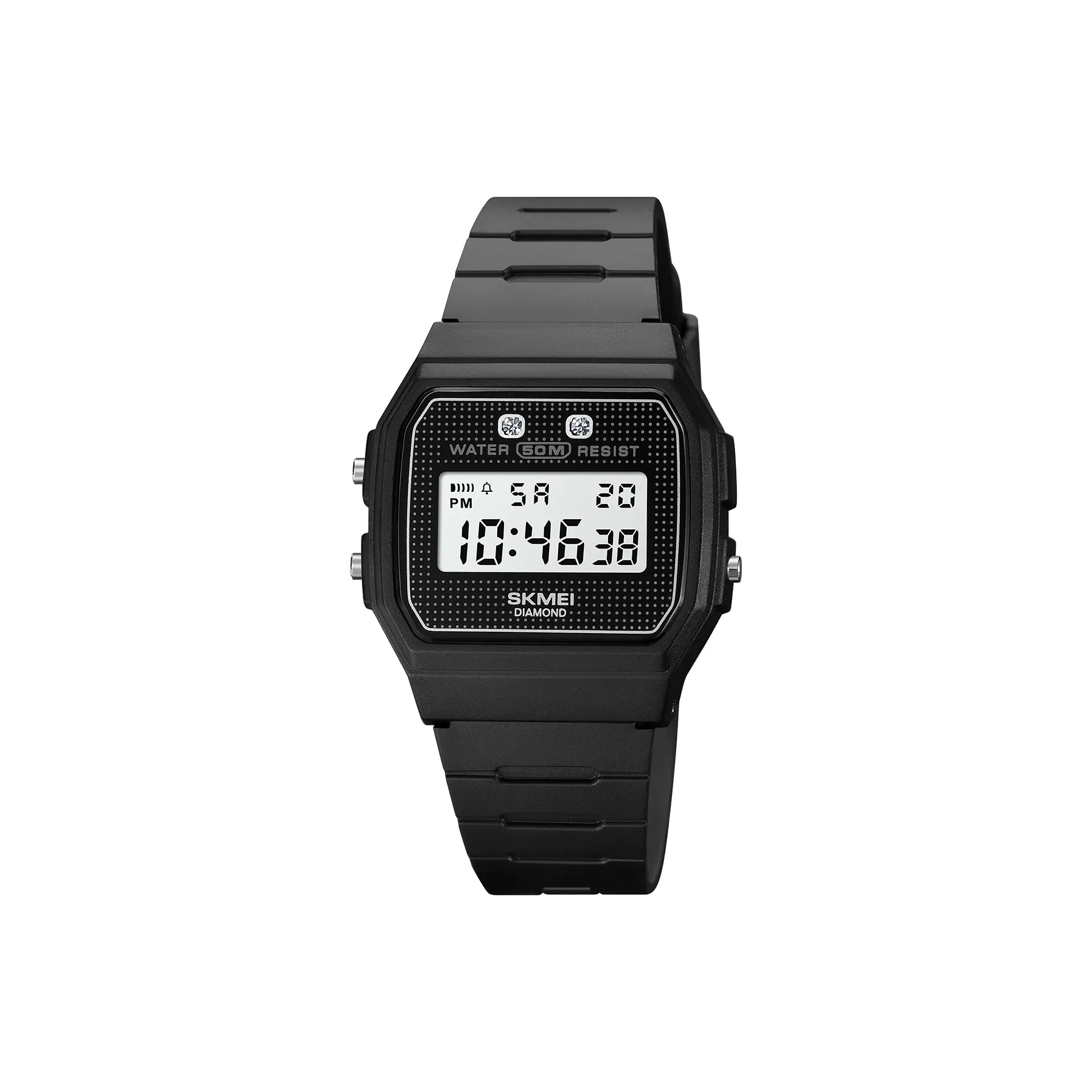 SKMEI Электронный механизм Унисекс Черный циферблат