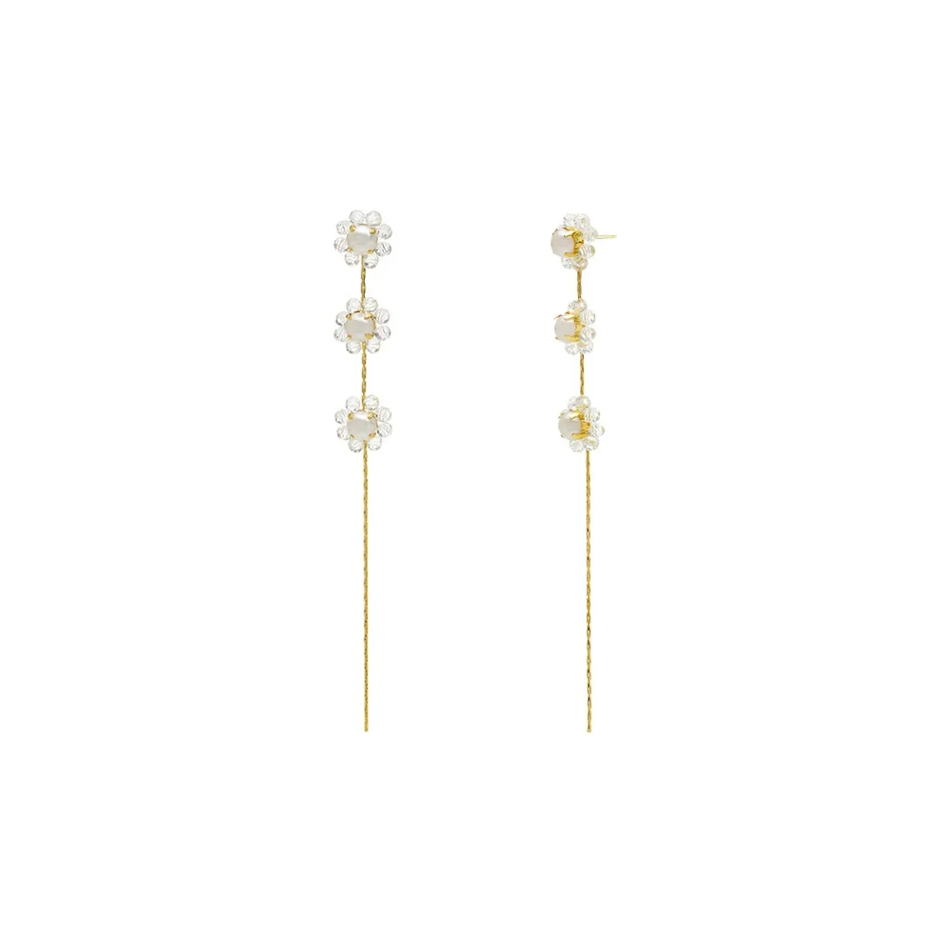 Flower Note Серьги из сплава Женские