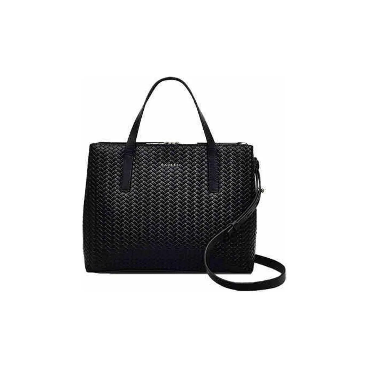 RADLEY Cow Leather Tote Bag Shopping Bag Shoulder Bag Crossbody Bag Handbag Medium Size Women's Black