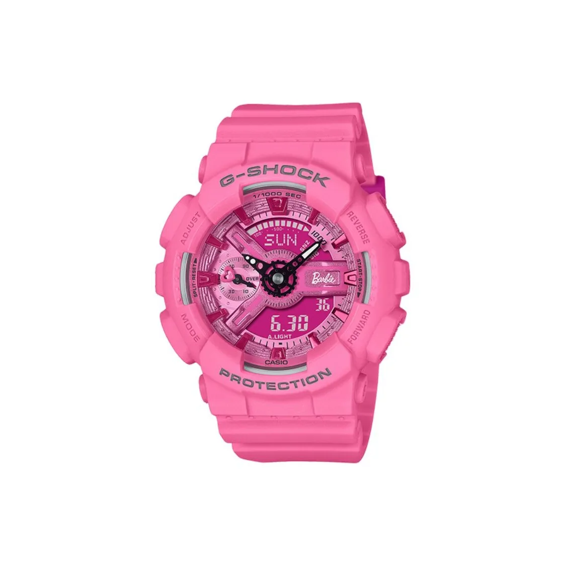 CASIO Barbie Collaboration G SHOCK Collection Кварцевый механизм Часы Женские Розовый циферблат