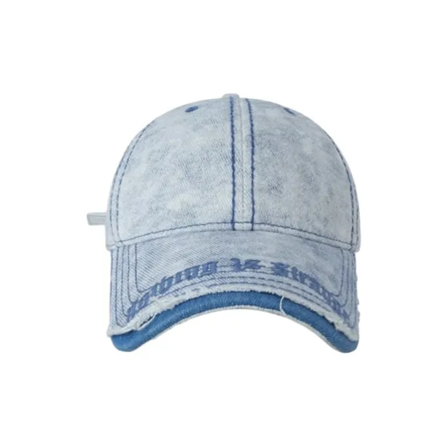 FREE RABBITⅡ Корейский стиль Модный бренд Буква Вышивка Лицо Рамка Кепки Унисекс