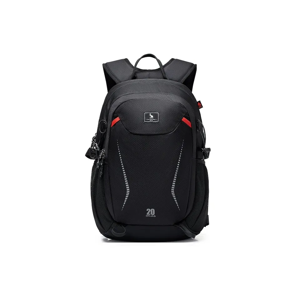 OIWAS Fabric Mountaineering Bag Backpack Regular Unisex Black/Dark Blue/Dark Gray