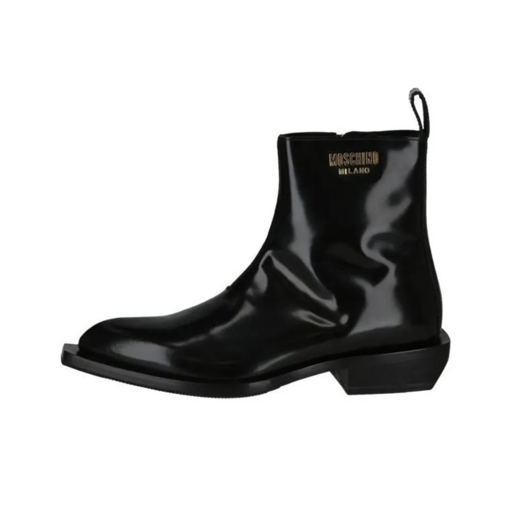 MOSCHINO Ankle Boots Men's Black