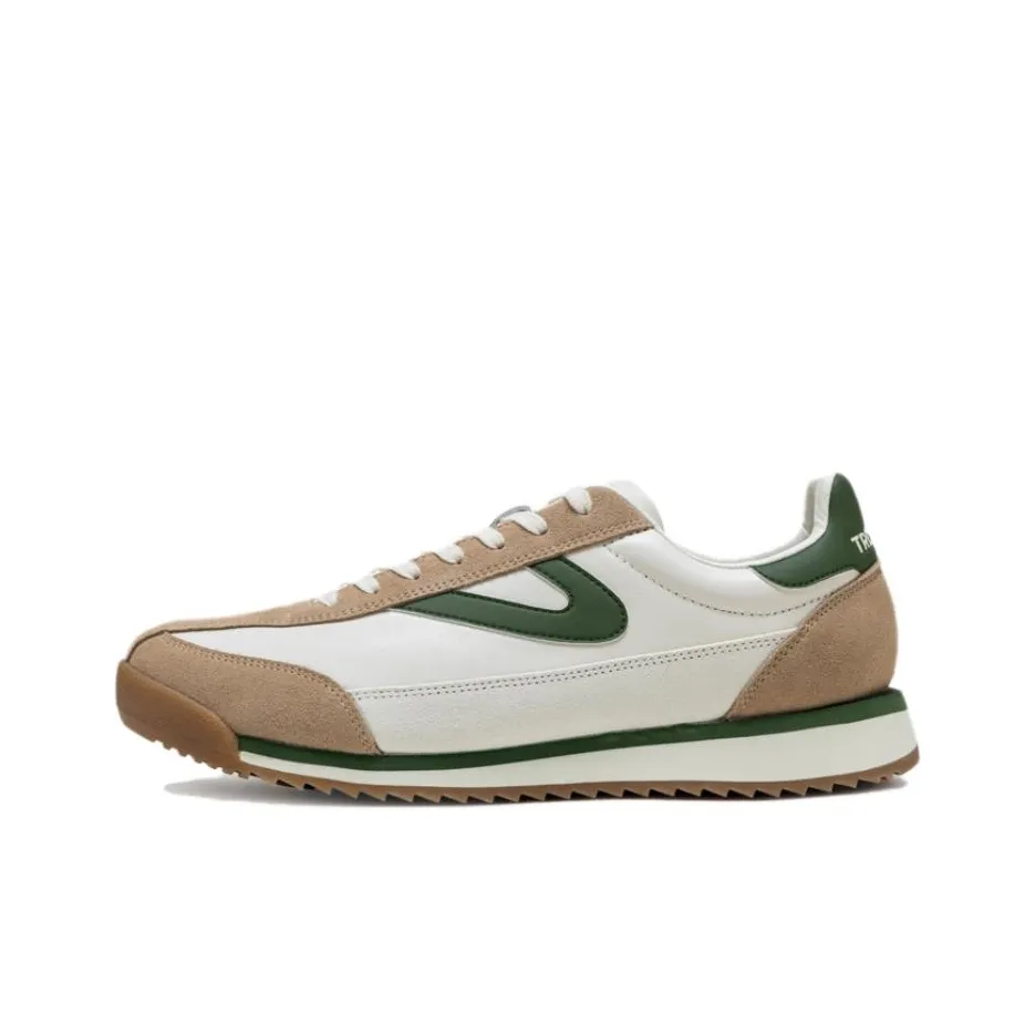 TRETORN Rawlins L Low-Top Casual Shoes Unisex White Light Brown Green