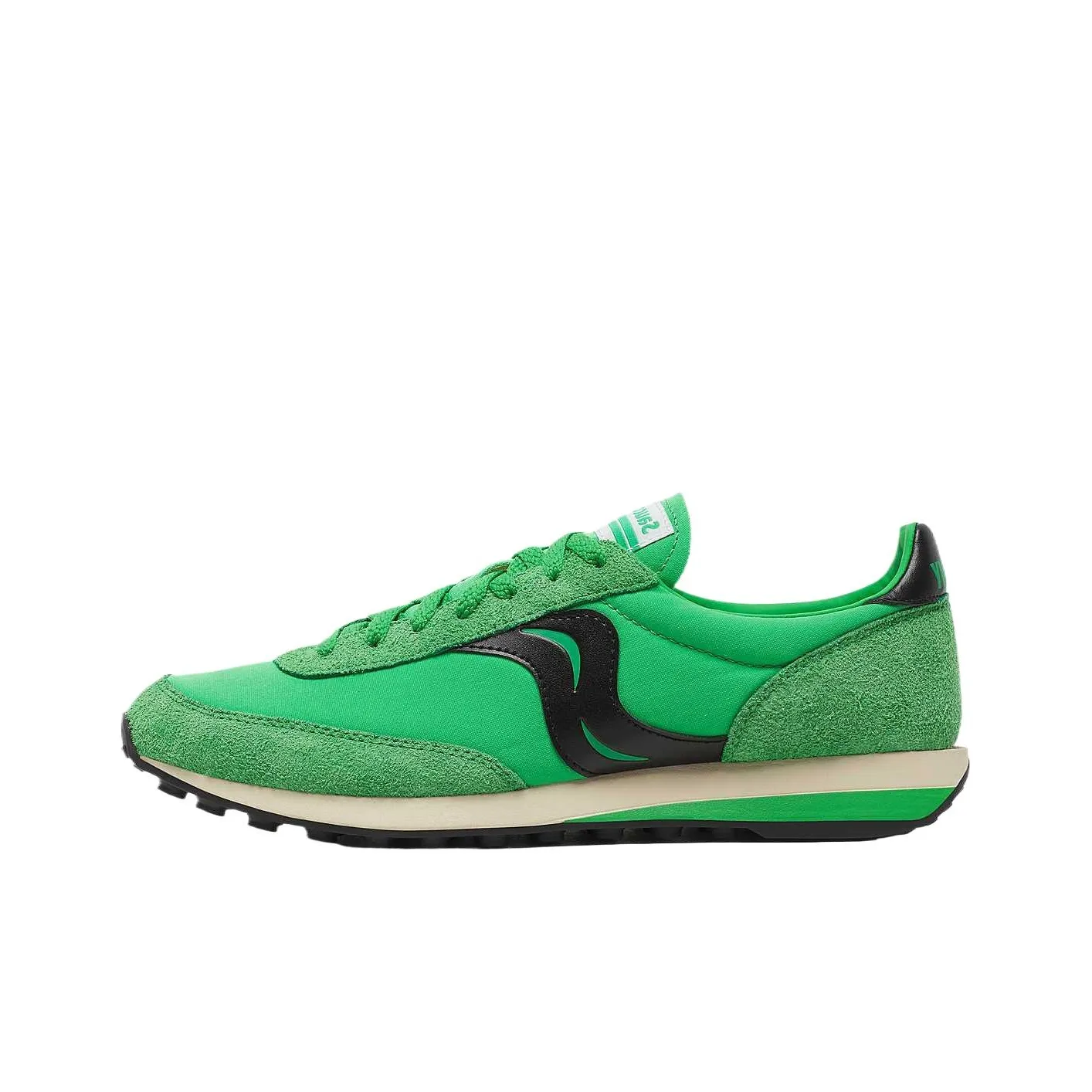 Saucony Trainer 80 Slip Resistant Low Top Casual City Commute Running Shoes Unisex Green Black