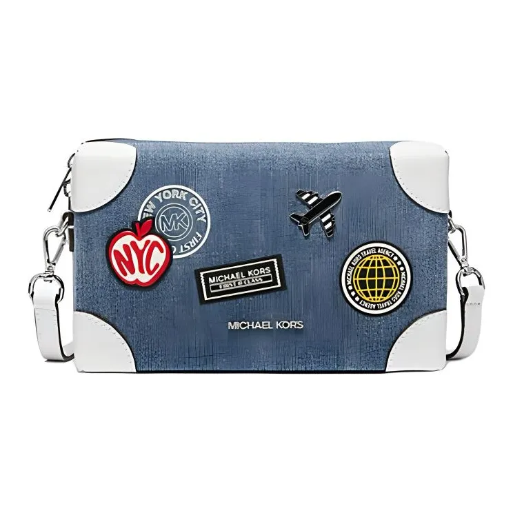 MICHAEL KORS Cotton Crossbody Bags Trumpets Unisex Denim