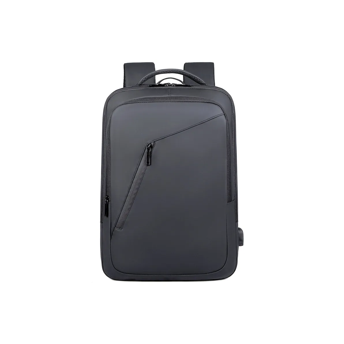 S.REPHEN Рюкзак из кожаной мембраны мужской черный