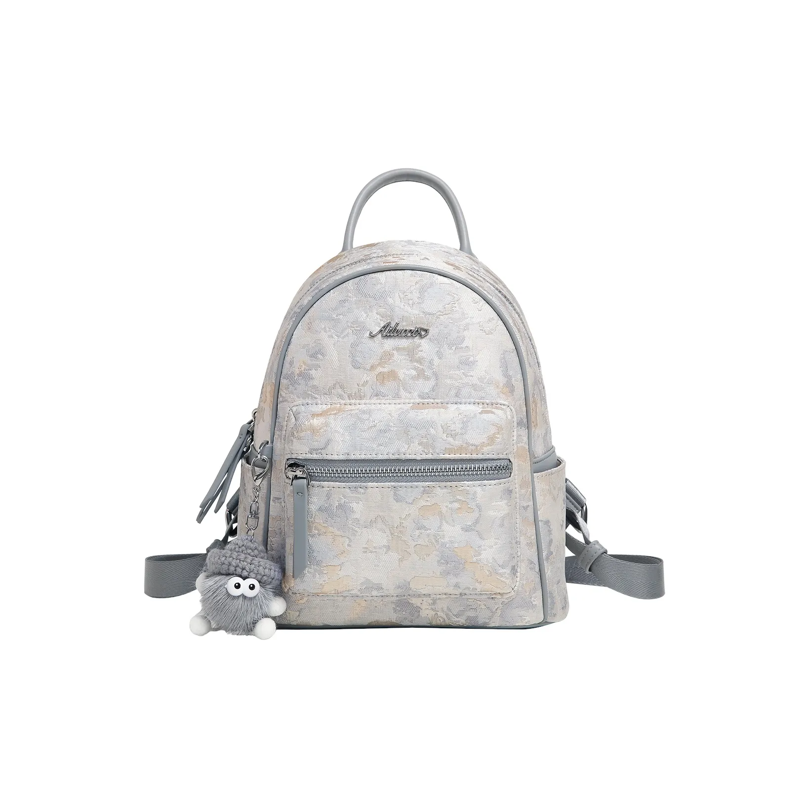 AILUXI Ткань Рюкзак Женские Star Moon Серый