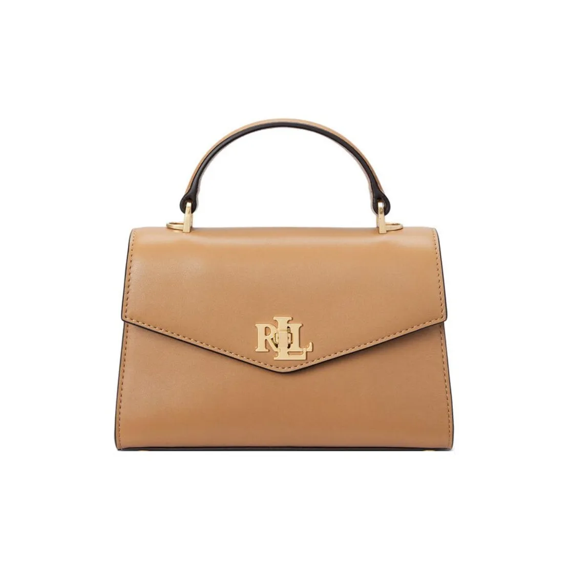 LAUREN RALPH LAUREN Leather One Shoulder Handbag Regular Women's Beige