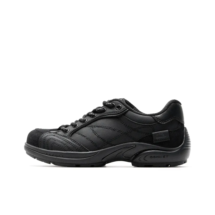 Mule Donkey Lightweight Low-Top Casual Shoes Unisex Black