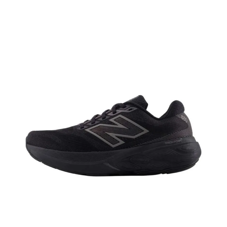 New Balance Cushioning Wear-Resistant Low-Top Casual Running Shoes Women's Black