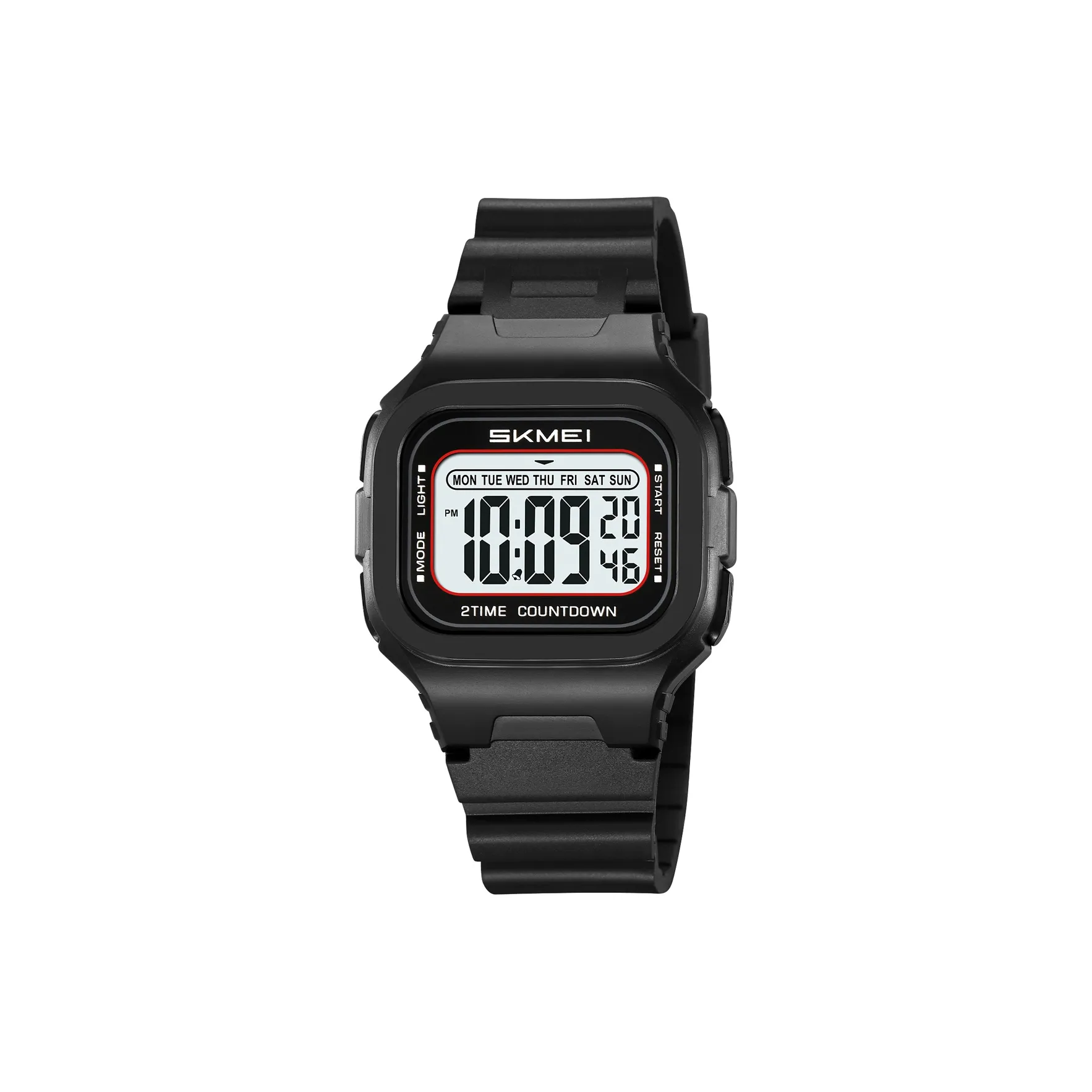 SKMEI Электронный Механизм TPU Ремешок Часы Унисекс Белый Циферблат