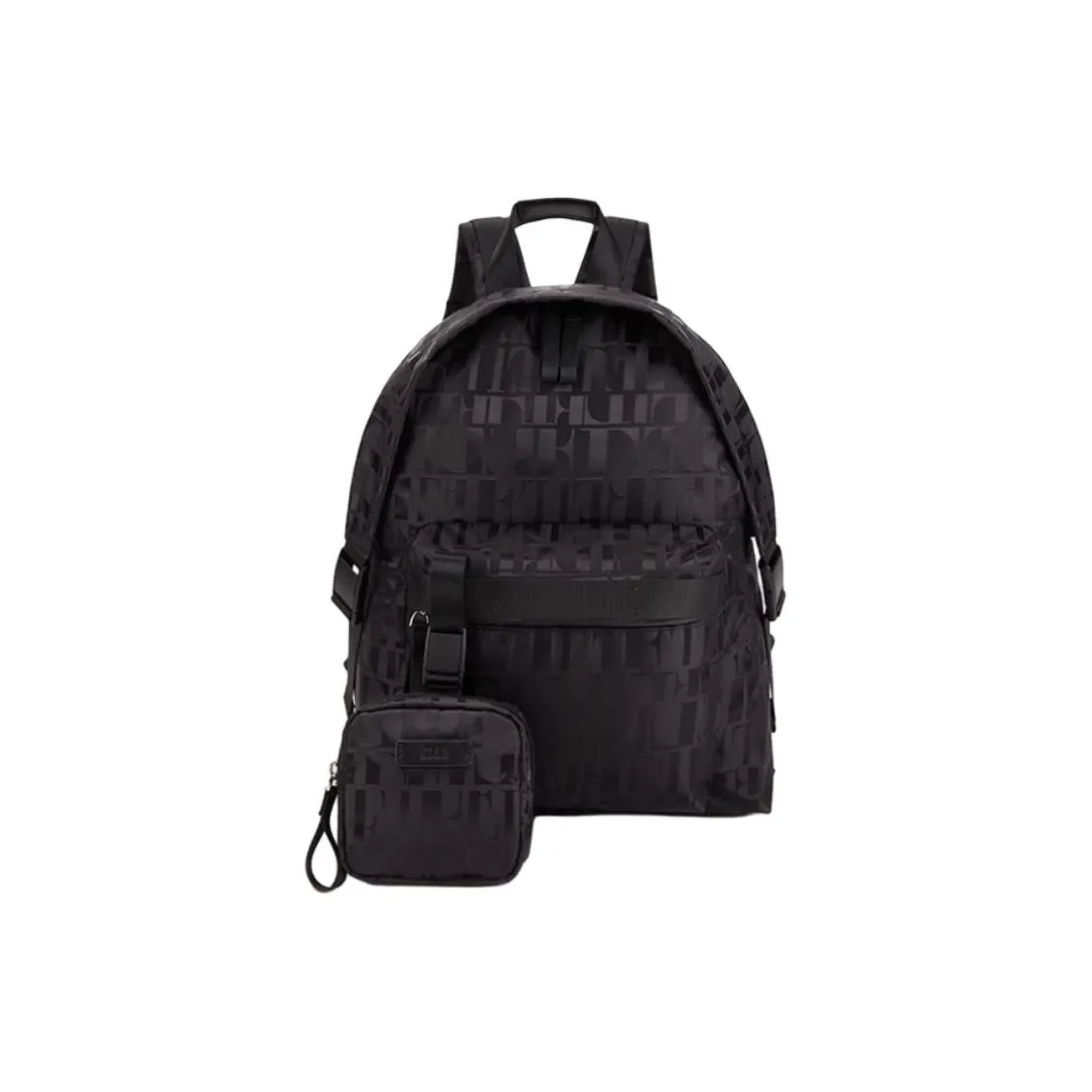 ELLE Ткань Рюкзак Большой Женские Черный